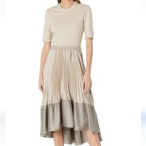 NWT Club Monaco TShirt Pleated Dress